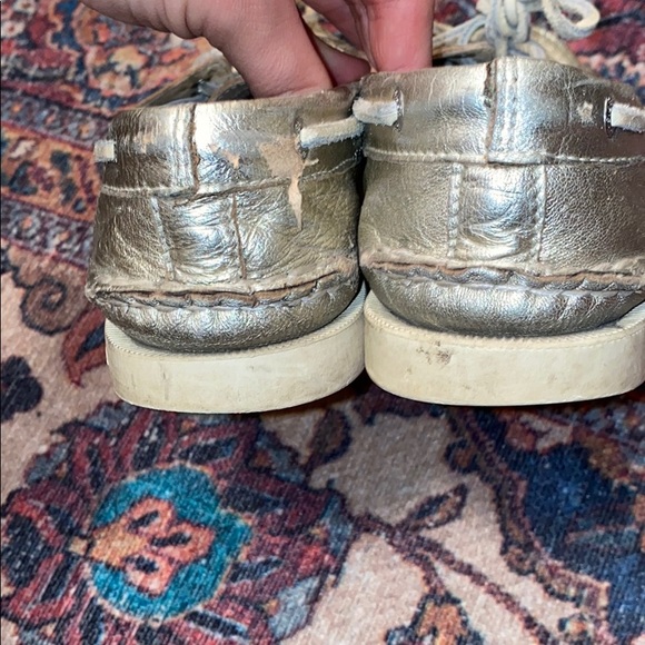 Sperry top siders. Metallic gold - Picture 2 of 4